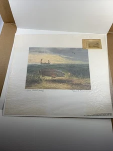 1986 Texas Saltwater Print by John Cowan 1st of Series with stamp signed 20/100 - Bild 1 von 13