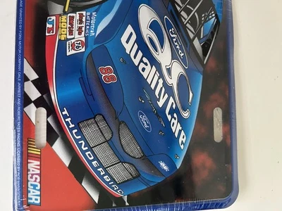 Dale Jarrett Ford Quality Care Metal License Plate - Image 1 of 4