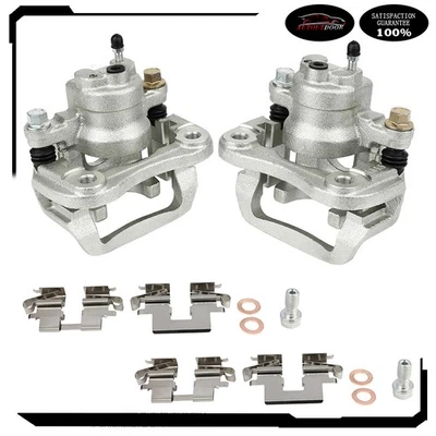 Rear Brake Calipers w/ Bracket Set (2) For Toyota Highlander 2004 2005 2006 2007 - Image 1 of 4