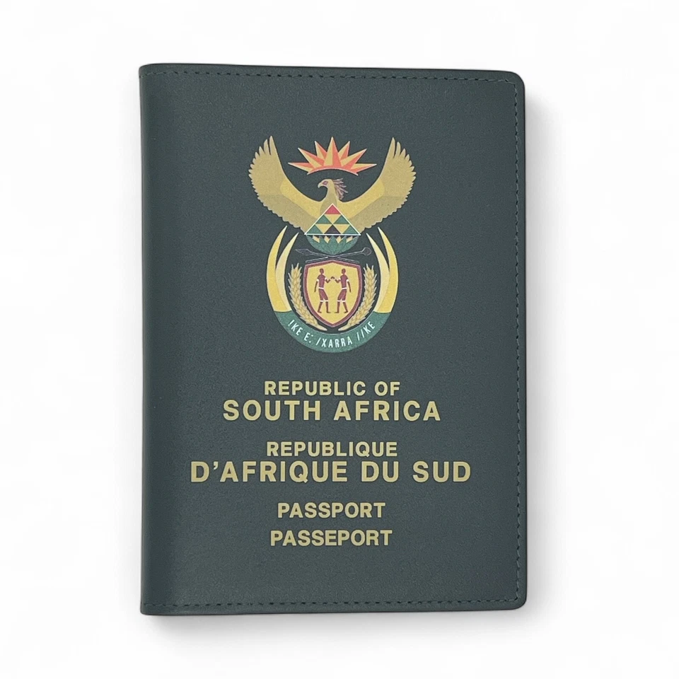 South Africa Genuine Leather Crafted Travel Passport Wallet/Holder - Image 1 of 4