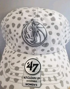 Dallas Mavericks Hat Cap Women 47 Clean Up Strap Back Strapback White 47 Brand - Picture 1 of 7