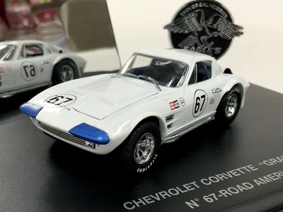 1/43 Eagle Figurine Chevrolet Corvette Grand Sport 1964 Strada America CF247 - Immagine 1 di 4