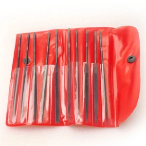 Schlüsselfeilen, Feilen-Set, 10-teilig, ohne Holzgriffe, ca. 90mm Feilenlänge - Bild 1 von 1