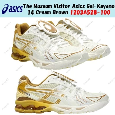 The Museum Visitor Asics Gel-Kayano 14 marrón crema 1203A528-100 talla para h... - Imagen 1 de 4