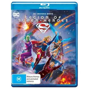 LEGION OF SUPER HEROES BLU-RAY, 010323, FREE POST - Imagen 1 de 1