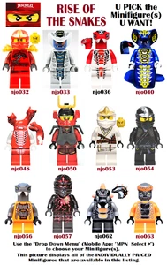Genuine LEGO U PICK Ninjago RISE OF THE SNAKES Minifigures GROUP 1 **NEW** - Picture 1 of 37