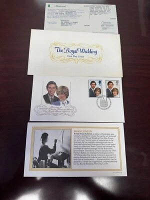 Cubierta del primer día de la boda real 1981 Carlos y Diana Foto 1 de 2