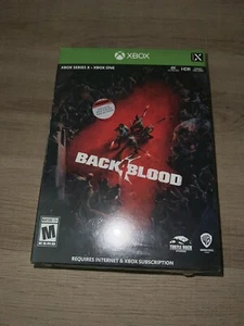 Back 4 Blood (Xbox One & Xbox Series X, 2021) Brand New Sealed W/ DECK OF CARDS - Picture 1 of 3