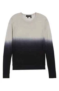 UVP 275 $ Theory Damenpullover mit Rundhalsausschnitt, grau Navi, Größe Large - Bild 1 von 2