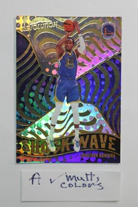 2022 Jonathan Kuminga Panini Revolution QUAD SHOCKWAVE GOLD BLUE SILVER #22 ACH - Bild 1 von 4