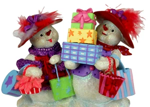 Simply Sassy Snowfriends Red Hat Number 1603 "Friendship Is A Flurry Of Fun" - Picture 1 of 8