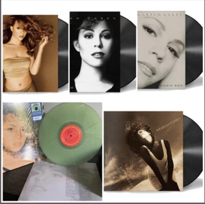 MARIAH CAREY SELF-TITLED DEBUT GLASS BOTTLE VINYL (Lot Of 5) - Picture 1 of 7