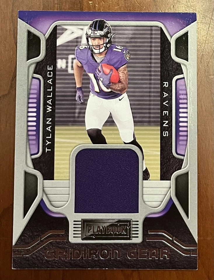 2021 Panini Playbook Tylan Wallace Gridiron Gear Jersey Card #GG-TWA - Image 1 of 2
