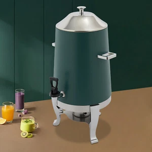 Dispensador de bebidas para café té agua caliente con soporte y soporte de combustible verde ¡Nuevo! - Imagen 1 de 24