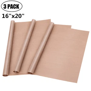 3x Lámina de horneado permanente Papel de hornear de teflón Lámina de separación para hornear 40x50 cm 220C - Imagen 1 de 12