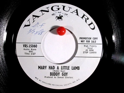 Buddy Guy  Vanguard 35060 Promo  Mary Had a Little Lamb b/w Sweet Little Angel - Image 1 of 2