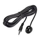 IR Receiver Extender Cable 3.5mm Jack 9.8FT Long Black Round Head