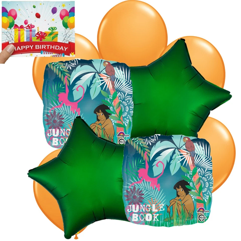 Книга джунглей товары для вечеринки на день рождения воздушный шар украшение комплект - Изображение 1 из 1