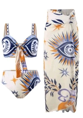 Einteiliger Badeanzug mit Rock Größe 44 Cup C D  - Bild 1 von 3