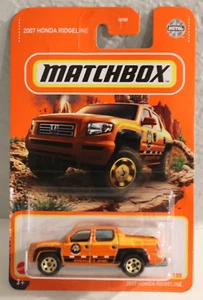 Matchbox Orange 2007 Honda Ridgeline Pickup Truck 96/100 - Picture 1 of 10