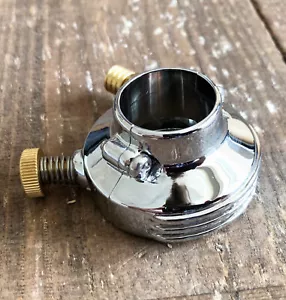 Big Port 1" Kustom Motorcycle External Throttle Housing Aluminium - Chrome - Picture 1 of 2