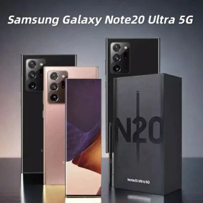 Новый Samsung Galaxy Note20 Ultra 5G 128 ~ 512GB SM-N986U1 GSM CDMA заводской РАЗБЛОКИРОВАННЫЙ - Изображение 1 из 4