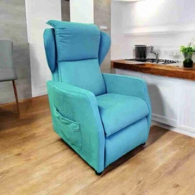 Poltrona Relax 2 motori roller, riscaldamento, massaggio modello ANNA microfibra - Imagen 1 de 4