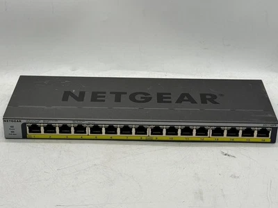 Netgear 16-Port Gigabit Ethernet Switch GS116PP PoE+ - Image 1 of 4