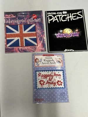 Y2K/ 2000 Vintage Iron In Patches, Lot Of 3 - Image 1 of 2