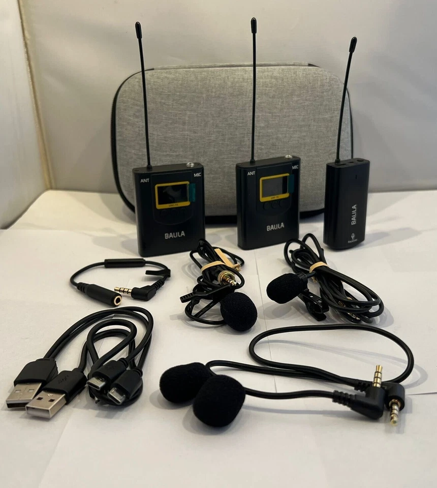 Balila Kabelloses Lavalier Mikrofon für Android Smartphone – UHF Dual - Bild 1 von 4