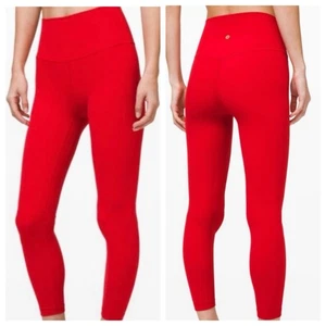 Lululemon Align Pant II 25" Lunar New Year Red Gold Logo Rare Women’s Size 8 - Bild 1 von 10