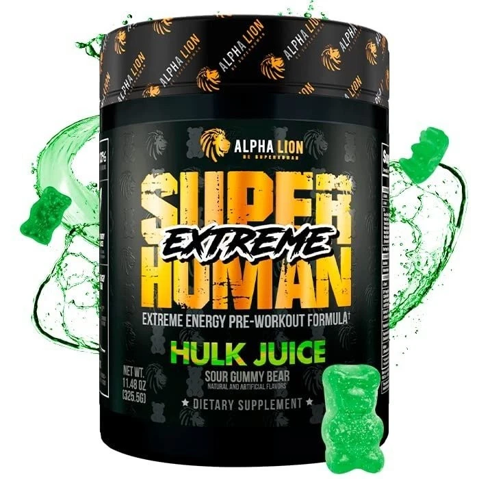 Alpha Lion Superhuman Extreme Pre-Workout Intense Hulk Juice (21 Servings)