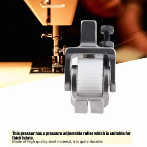 Adjustable Roller Presser Foot Sewing Foot For Thick Fabric Cloth (1) - Zdjęcie 1 z 12