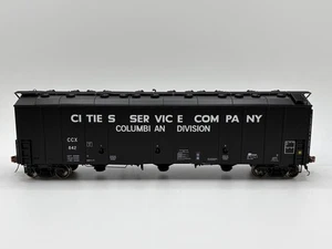 HO Scaletrains Rivet Counter SXT30265 Thrall 5750cf Carbon Black Hopper CCX #842 - Picture 1 of 5