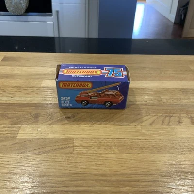 Vintage Matchbox Superfast No 22  Blaze Buster In Original Box. - Image 1 of 4