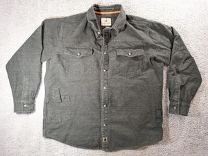 Leggendaria camicia uomo Whitetails XL flanella pesante con bottoni manica lunga - Foto 1 di 12