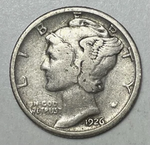 1926-S 10C Mercury Dime 90% Silver (See Description) - Picture 1 of 4