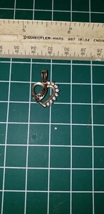 Ciondolo cuore "mamma" in argento sterling 925 2,5 grammi - Foto 1 di 5