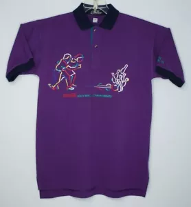Polo uomo grande vintage 1994 Coca-Cola Youth Bowling Championships Denver CO - Foto 1 di 8