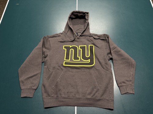 VETEMENTS Felpa con cappuccio New York Giants NFL Team Apparel verde fluo logo taglia media