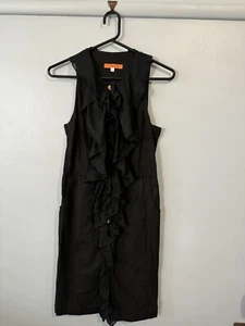 Lisa Ho Black Cotton Dress Size 10 - Picture 1 of 4