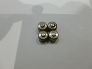 Gebrauchte Original Mercedes Benz Silber Metall Ventilkappen X4,,  - Bild 1 von 1