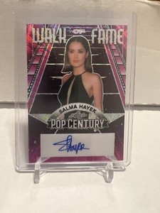 2023 Leaf Metal Pop Century Salma Hayek Autograph Auto 1/1 Pink Walk Of Fame