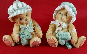 2 "CHERISHED TEDDIES" FIGURINES, ST PADDY'S DAY, KEVIN and MAUREEN EXC. NO BOX - Picture 1 of 12