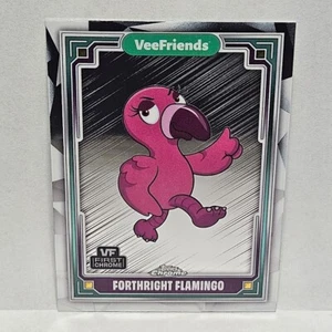 2025 Topps Chrome VeeFriends Forthright Flamingo #25 - Picture 1 of 2