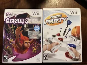Game Party (Wii, 2007) plus Go Play Circus Star Wii beide mit Handbuch - Bild 1 von 7