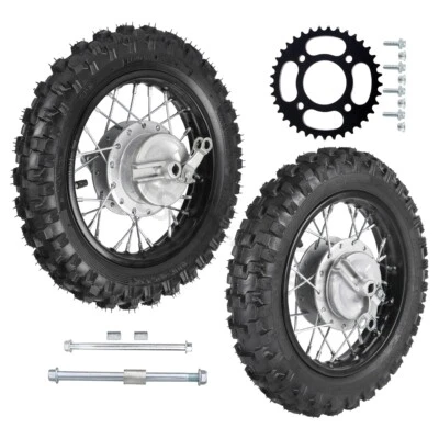 Eje de piñón de ruedas delanteras traseras 2,50-10 para Yamaha TTR50 PW50 Suzuki DRZ70 JR50 Foto 1 de 4