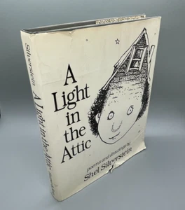 Shel Silverstein "A Light in the Attic" Stated 1st Edition HC/DJ 1981 Children's - Foto 1 di 12