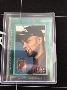 2001-02 Fleer Genuine 535/1000 Tony Parker #149 Rookiecard RC HOF Spurs NBA - Picture 1 of 2