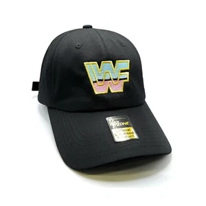 Retro 80s Wrestling Dad Hat Strapback (Black) - Picture 1 of 1